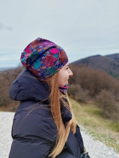Homeless čepice - Barevné listí